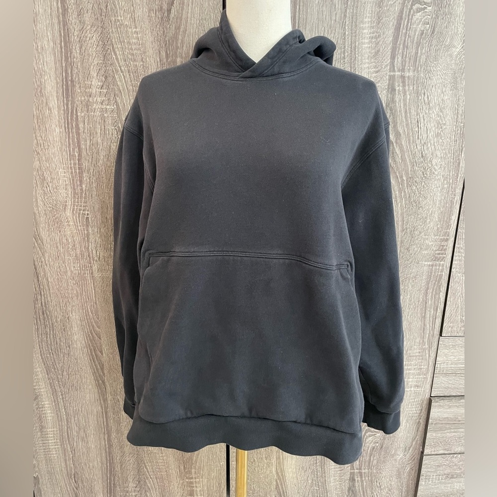 Lululemon- Mens Steady State Pullover Sweater Hoodie Black Size S
